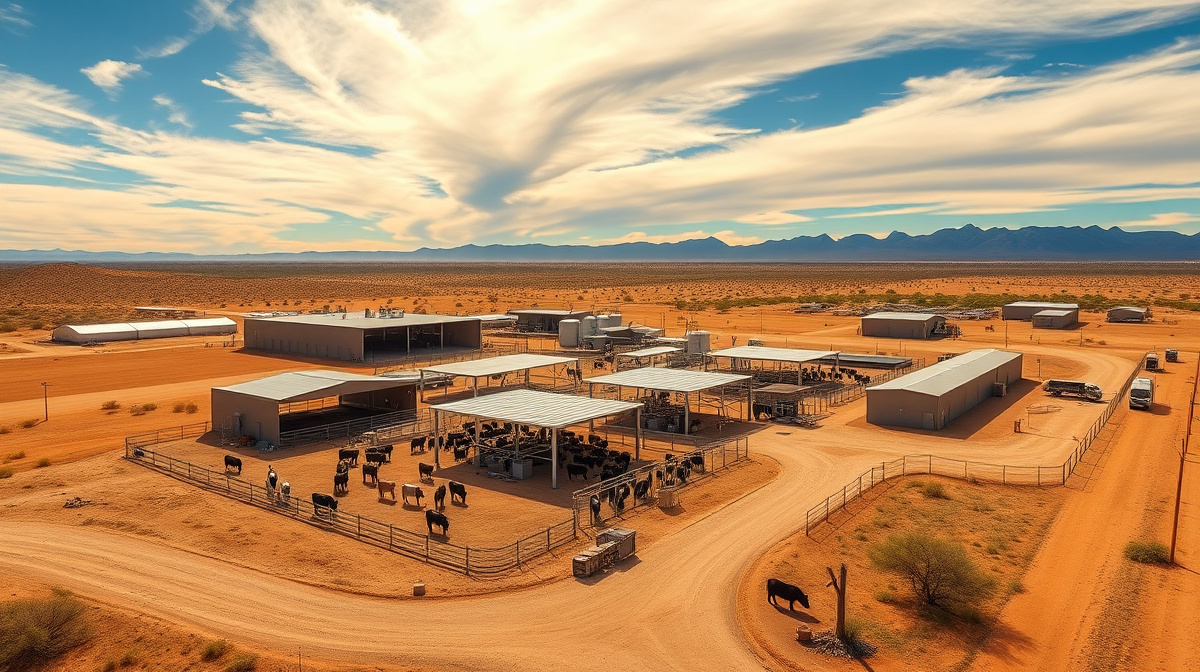 Polyurea tank lining and floor coating applied at an Arizona agricultural or dairy facility
